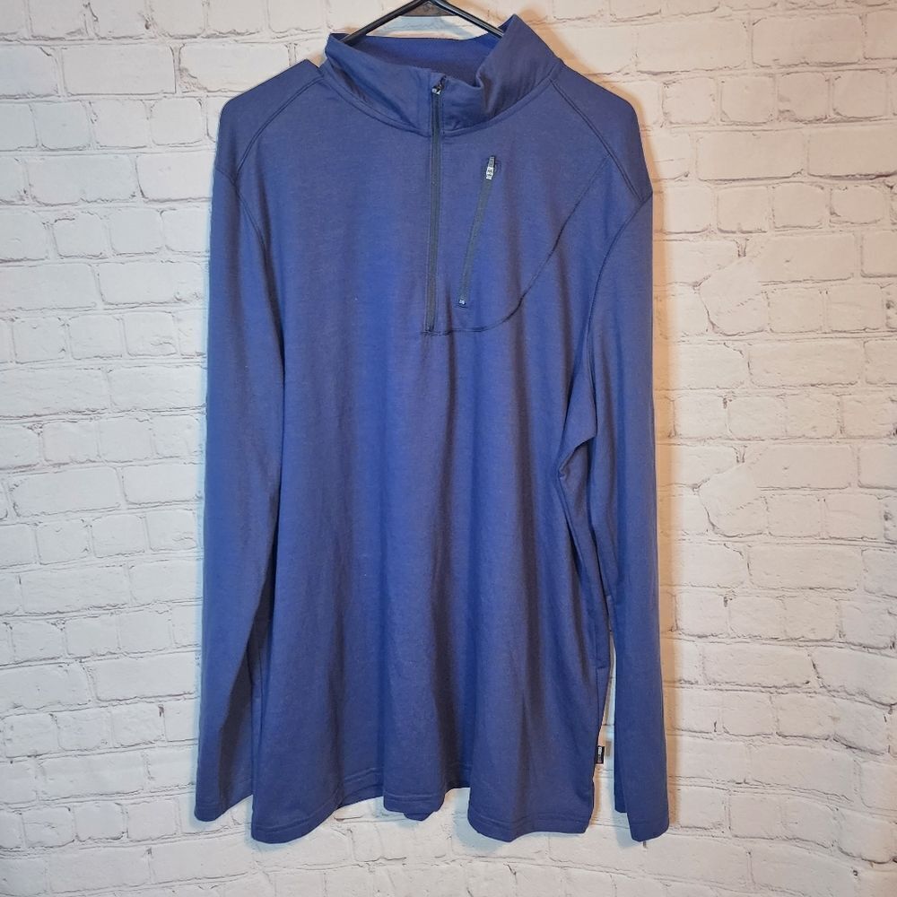 Men's Swiss Tech zip-up fleece sweater, size XL